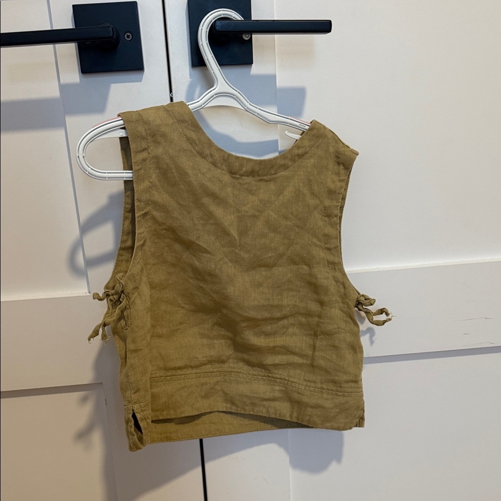 Zara Kids Matching Set in Olive Green